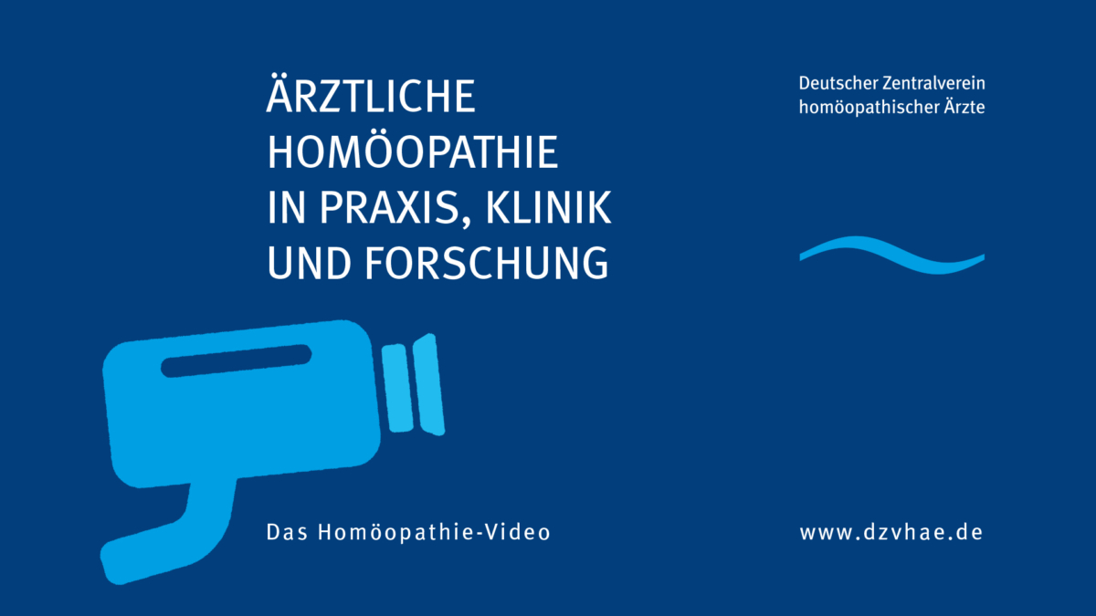 Video Ärztliche Homöopathie in Praxis Klinik und Forschung